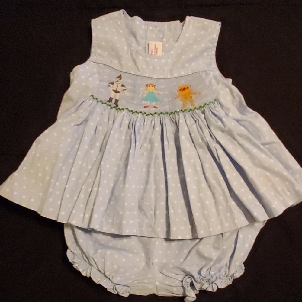 Mom & Me smocked Wizard of Oz boutique set 18m